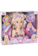 Busto Surtido Princesa Alexia con Accesorios 23x19x10cm