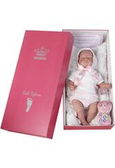Baby Reborn Puppe 52 cm Weiß Berbesa Kleid 5301