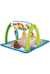 Brinquedo Para Beb� Manta Gin�sio Musical Atividades Selva 5 em 1 Com Projetor 0 - 4 anos