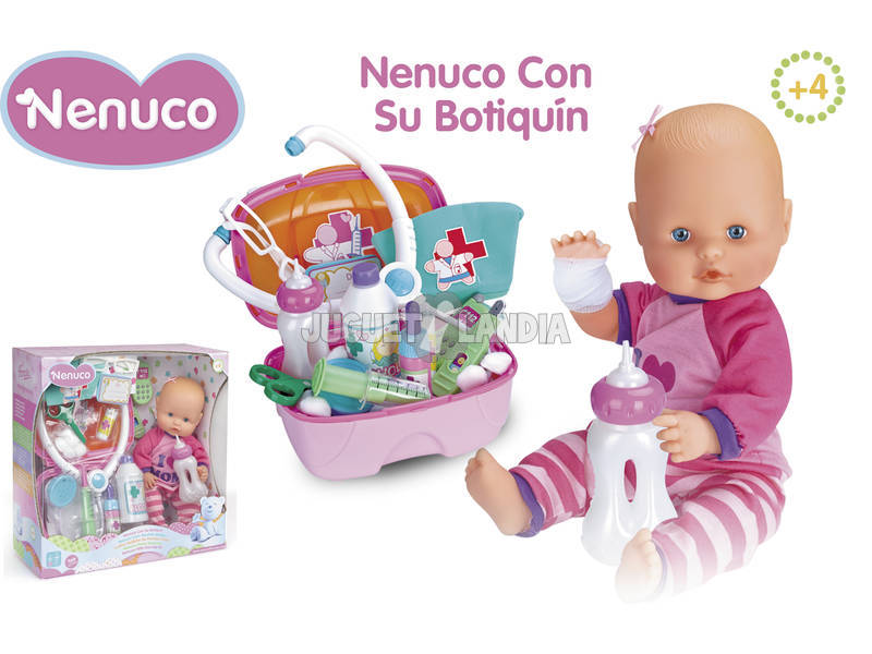 Muñeco Nenuco Botiquín Primeros Auxilios Con Accesorios 27 cm Famosa 700012980