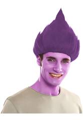 Peluca de Troll Morada