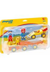 Playmobil 1,2,3 Voiture de Courses avec Camion 6761 