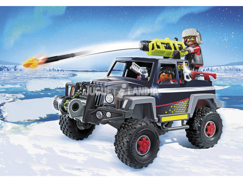 Playmobil Jeep Mit Piraten im Eis 9059