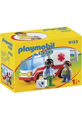 Playmobil 1.2.3 Ambulanza1.1.2.3. 9122