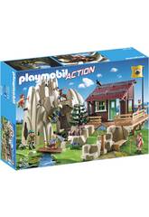 Playmobil Rocher d'Escalade avec Espace d'Accueil 9126