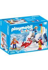 Playmobil Enfants avec Boules de Neige 9283
