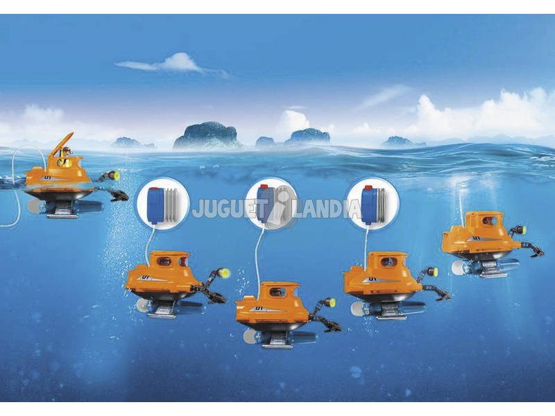 Playmobil Submarino Con Motor 9234