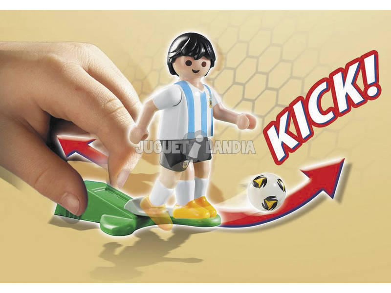 Playmobil Jugador De Fútbol Argentina 9508