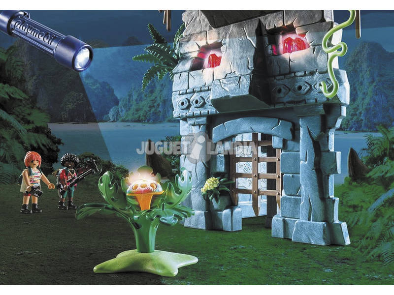 Playmobil Acampamento Base Com T-Rex 9429