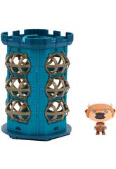 Hero Eggs Monster Tower Maxi Playset con Figura Esclusiva Matador Giochi Preziosi HEW04000