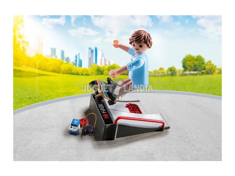 Playmobil Skateur avec Rampe 9094 
