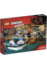 Lego Juniors Perseguição no Barco Ninja de Zane 10755
