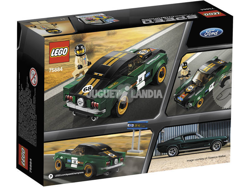 Lego Velocidade Campeões Ford Mustang Fastback 68 75884