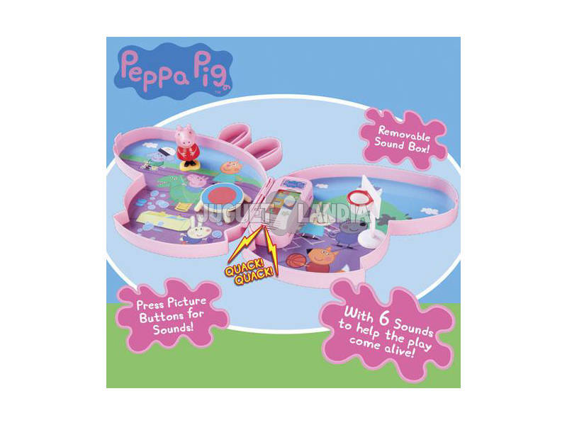 Peppa Pig Centre de Jeux Mallette Bandai 6677 