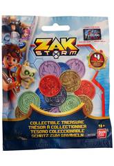Zak Storm Tesoro da Collezione Pack 4 Monete Bandai 41500