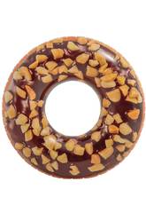 Ciambella Gonfiabile Donut Cioccolato da Piscina 114 cm Intex 56262