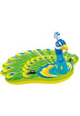 Isla Hinchable Mega Pavo Real de 193x163x94 cm. Intex 57250