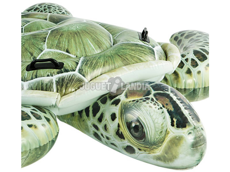Aufblasbarer Schwimmreifen Meeresschildkröte von 191x170 cm. Intex 57555