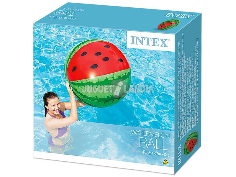 Ballon Gonflable Pastèque de 107 cm. Intex 58071