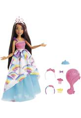 Barbie Grande Princesa Morena Mattel FXC81