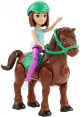Barbie On The Go Poupée Avec Mini Poni Surtido Mattel FHV60