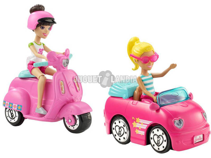 Barbie On The Go Boneca Com Mini Veículo Surtido Mattel FHV76