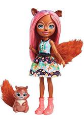 Enchantimals Sancha Lo Scoiattolo Bambola e Cucciolo Mattel FMT61