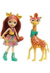 Enchantimals Mu�eca Gillian Girafe y Pawl Mattel FKY74