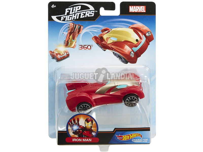 Hot Wheels Coche Superacrobacias Marvel Mattel FLM73