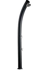 Douche Solaire Aluminium Jolly Anthracite avec Rince-Pieds