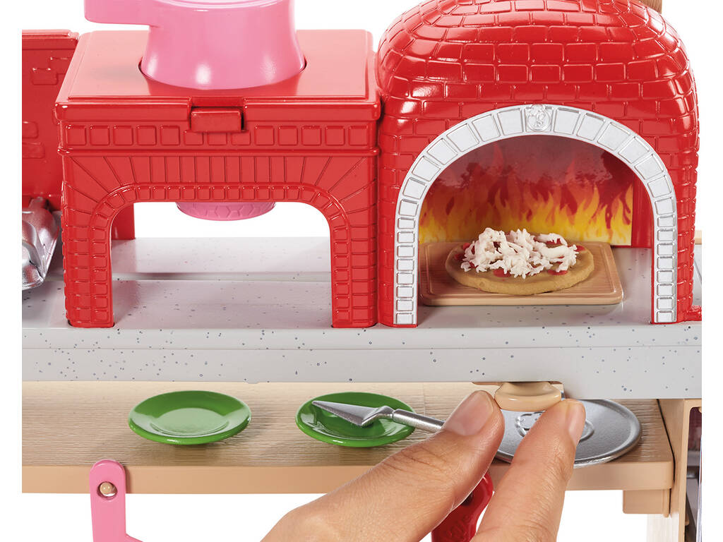 Barbie Cooking e Baking Pizza baeckerin bambola e gioco Set con plastilina Mattel FHR09