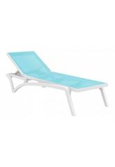 Transat Costa - Couleur Blanc / Turquoise Poolstar GD-COSSL-WH58