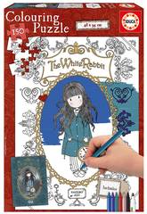 Puzzle 150 The White Rabbit Gorjuss da Colorare Educa 17820