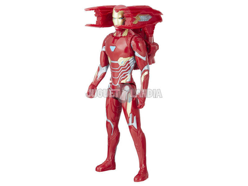 Vingadores Iron Man Figura 30 cm. Y Mochila Potência FX Hasbro E0606
