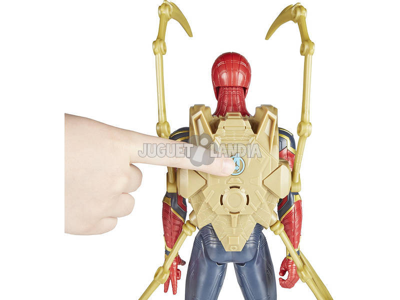 Vingadores Iron Spider Figura 30 cm. Y Mochila Potência FX Hasbro E0608