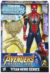  Avengers Figura Iron Spider 30 cm. E Zaino Power FX Hasbro E0608
