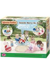 Sylvanian Families Tiovivo en la Playa Epoch Para Imaginar 5231