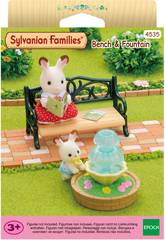 Sylvanian Families Banc de Jardin et Fontaine Epoch d'Enfance 4535