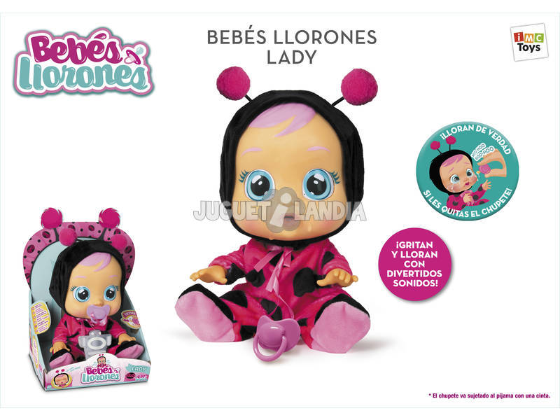Bebés Llorones Lady Mariquita IMC Toys 96295