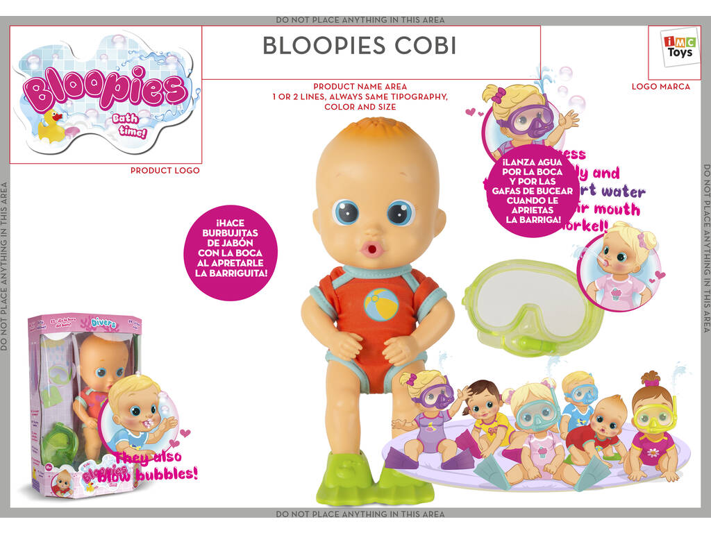 Puppe Bloopies Cobi IMC Toys 95595