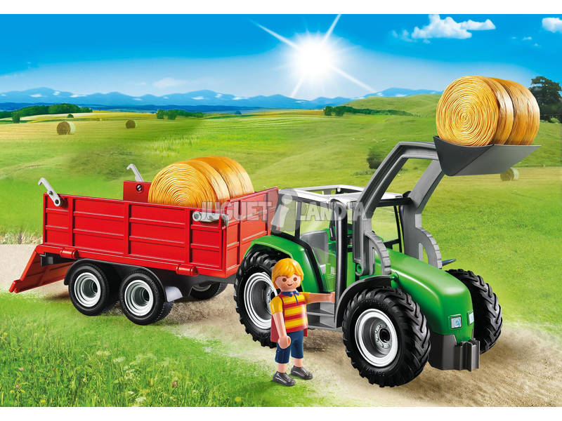 Playmobil Tracteur avec Remorque