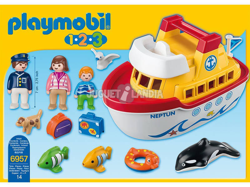 Playmobil 1,2,3 Boat Maletin
