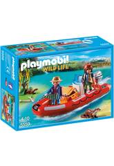 Playmobil Gommone Avventura con Esploratori