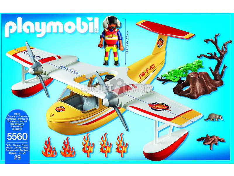 Playmobil Hydro-avion Extinction d'Incendies