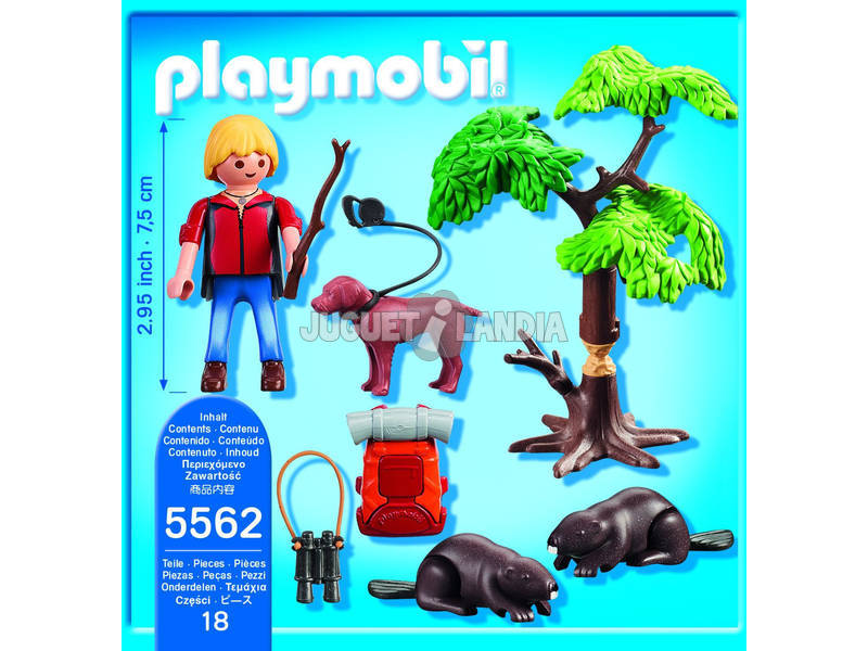 Playmobil Randonneur avec castors
