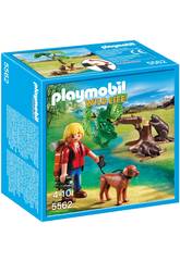 Playmobil Castores com Mochileiro 