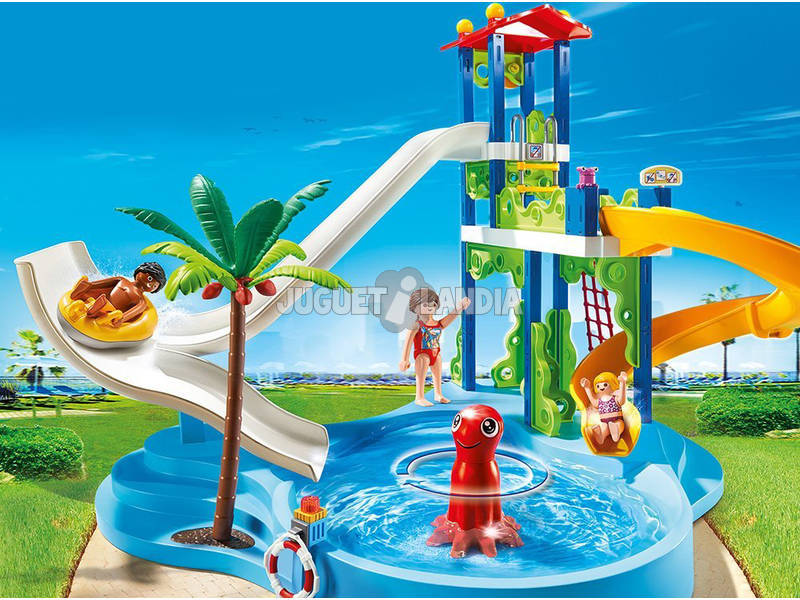 Playmobil Parc Aquatique avec Toboggans Géants