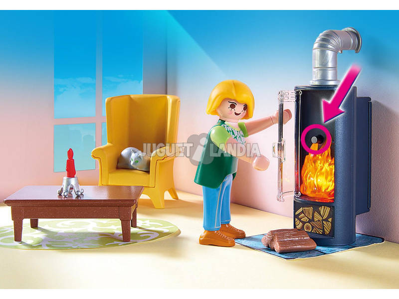 Playmobil Salon avec cheminée