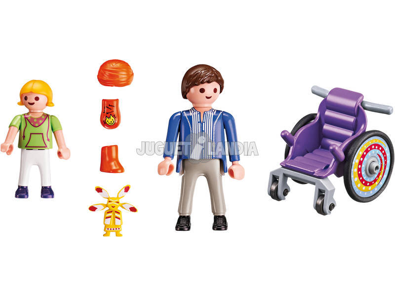 Playmobil Child em cadeira de rodas
