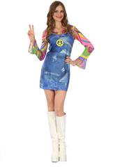 D�guisement Hippie Jean pour Femme Taille M